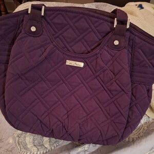 Vera Bradley Deep Purple Glenna Shoulder Purse